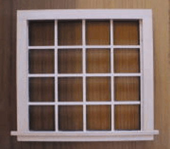 Dollhouse Miniature Double Window