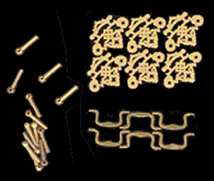 Dollhouse Queen Anne Drawer Pull 6 Pc Bld101 Just Miniature Scale