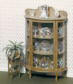 Dollhouse Miniatures 1:12 Scale China Cabinet Kit #CB2106