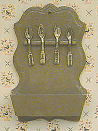 Dollhouse Miniatures 1:12 Scale Spoon Rack #CB2706