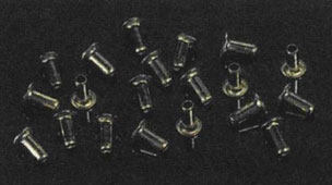 Cir-Kit #CK1023 1:12 Scale Miniature Dollhouse 20 L-Pack Small Hollow Eyelets 