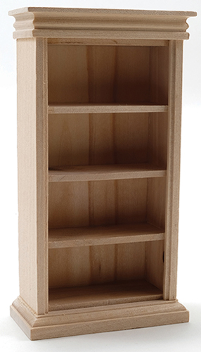 unfinished dollhouse bookcase
