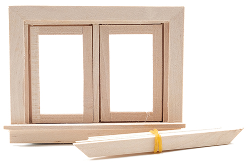 miniature dollhouse windows