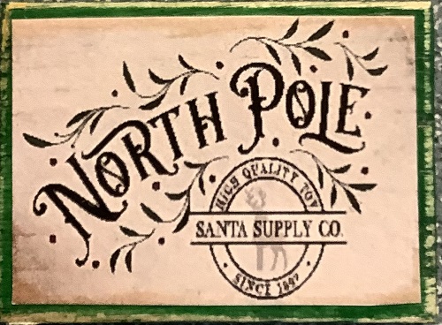 Decor Board Sign - North Pole