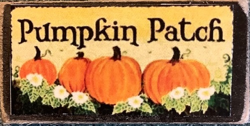 Decor Board Sign - Pumpkin Patch