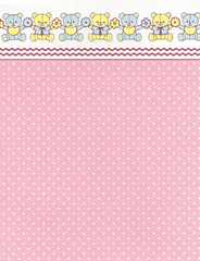 Yellow 3 Sheets of Mini MiniDots Dollhouse Wallpaper 