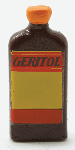 Miniature Dollhouse Bottle of Geritol 3/4" H 
