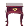 Square End Table, Mahogany