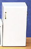 Dollhouse Miniature Refrigerator, White