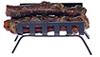 Metal Log holder with Logs