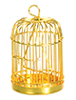 Brass Birdcage with Bird 