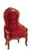 Victorian Lady's Chair, Red