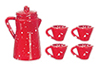 Redware Coffee Set