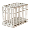 1/2" Scale Dog Cage, Galvanized