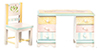 Dollhouse Miniature Desk & Chair Set