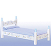 Dollhouse Miniature Violet Bed