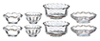 Tableware Set of Plates and Bowls