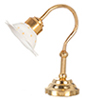 Table Lamp, Gold, non-working