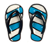 Blue Sandals