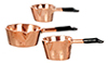 Copper Pot Set, 3 pc.