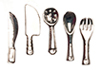 Chef's Utensils Set, 5 pc.