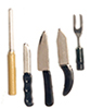 Kitchen Knives Set, 5 pc.