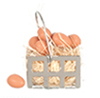 Egg Basket with Brown Eggs