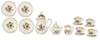 Floral China Set, 17 Pc