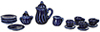Cobalt Blue China Set, 17 pc