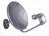 Small Satellite Dish, Silver