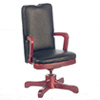 Swivel Desk Chair, Black