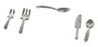 Dollhouse Miniature Silverware Set, 5 pc