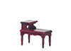Dollhouse Miniature2-Tier End Table, Mahogany