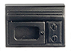 Dollhouse Miniature Microwave, Black