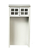 Dollhouse Miniature Cabinet For Refrigerator, White