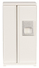 Dollhouse Miniature Kitchen Refrigerator, White