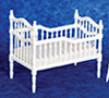 Victorian Crib, White