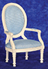 Dollhouse Miniature Jefferson Louis XVI Armchair