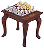 Chess Table Set, Walnut