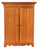 Lincoln Wardrobe, Walnut