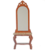 Dollhouse Miniature Lincoln Hall Stand with Mirror