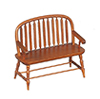 Colonial Windsor Bench, Walnut