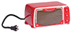 Dollhouse Miniature Toaster Oven, Red