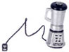 Dollhouse Miniature Blender, 2Pc Set, Silver