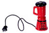 Dollhouse Miniature Blender, Red, 2Pc Set