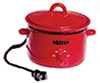 Electric Crockpot, Red