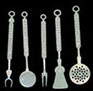 Dollhouse Miniature Utensil Set 5Pcs