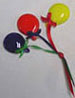 Dollhouse Miniature Balloon Wall Hanging Primary Colors