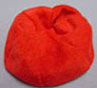 Dollhouse Miniature Red Bean Bag Chair