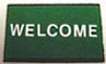 Dollhouse Miniature Welcome Mat